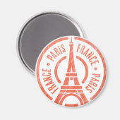 Vintage Paris Magnet (Vorderseite/Rückseite)