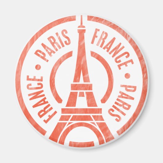 Vintage Paris Magnet (Vorne)