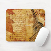Vintage-Paris-Mauspad Mousepad (Mit Mouse)