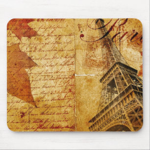 Vintage Paris-Mausunterlage Mousepad