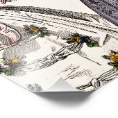 Vintage Paris-Mode der 1800er Jahre - französische Fotodruck (Ecke)