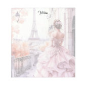 Vintage Paris Notizblock (Vorderseite)