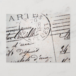 Vintage Paris Post Card, Cher Camille... Postkarte