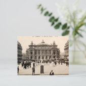 Vintage Paris Post Card, das Opernhaus Postkarte (Stehend Vorderseite)