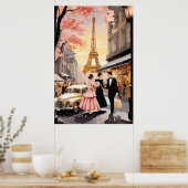 Vintage Paris Poster (Küche)