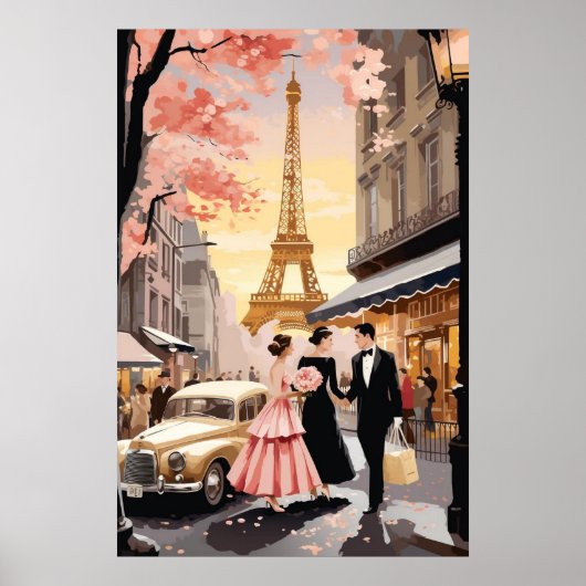 Vintage Paris Poster (Vorne)