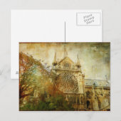 Vintage Paris Postkarte (Vorne/Hinten)