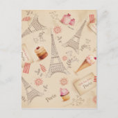 Vintage Paris Postkarte (Vorderseite)