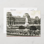 Vintage Paris Postkarte (Vorne/Hinten)