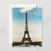 Vintage Paris Postkarte (Vorne/Hinten)