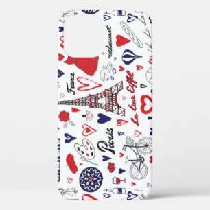 Vintage Paris: Reise Linienmuster Case-Mate iPhone Hülle