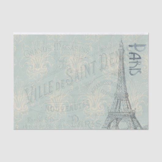 Vintage Paris Seidenpapier (Vorderseite)