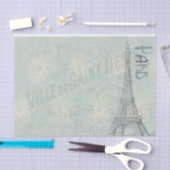 Vintage Paris Seidenpapier (Handwerk)