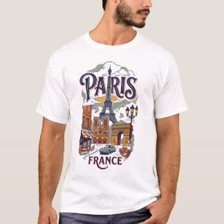 Vintage Paris Tee Herren T-Shirts
