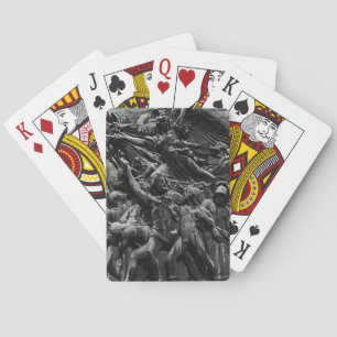 Vintage Paris Triumphbogen Marseillaise unanständi Spielkarten