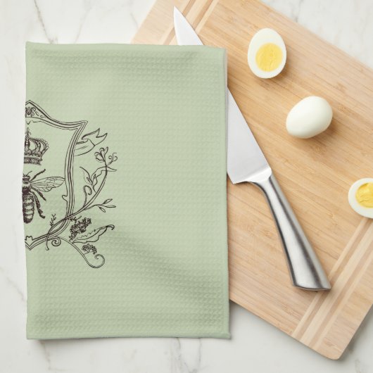 Vintage Pariser Bienenkirche Geschirrtuch (Viertel Falte)