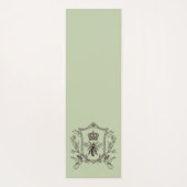 Vintage Pariser Bienenkirche Yogamatte (Rückseite)