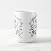 Vintage Pariser Crown Individuelle Name Bee Queen Kaffeetasse (Mittel)