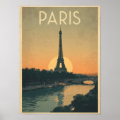 Vintage Pariser Reise Poster (Vorne)