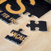 Vintage Pariser Reiseanzeige Puzzle (Seite)