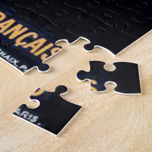 Vintage Pariser Reisewerbung Puzzle (Seite)