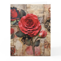 Vintage Pariser Rose