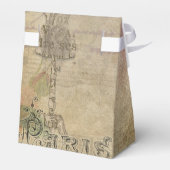 Vintage Pariser Shabby Chic Wedding Party Gefallen Geschenkschachtel (Rückseite)