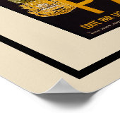 Vintage Pariser Springbrunnen Poster (Ecke)