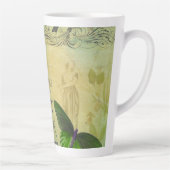 Vintage Pariser Tour zum Chat Noir Collage Milchtasse (Rechts)