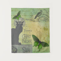 Vintage Pariser Tour zum Chat Noir Collage