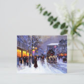 Vintage Pariser Weihnachten (Stehend Vorderseite)