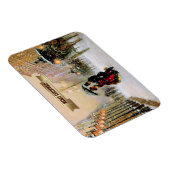 Vintage Pariser Weihnachtsmagnete Magnet (Rechte Seite)