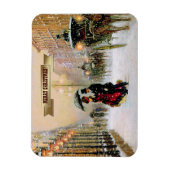 Vintage Pariser Weihnachtsmagnete Magnet (Vertikal)