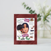 Vintage Pariser Werbung Postkarte (Stehend Vorderseite)