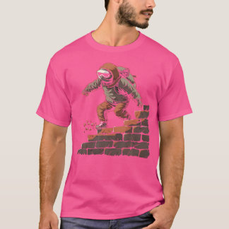 Vintage-Parkour-Jungen-Shirt Parkour-Liebhaber für T-Shirt