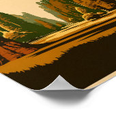 Vintage-Parks-Old-Growth-Kunst Poster (Ecke)