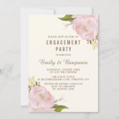 Vintage Partnerschaft für Wasserfarben Einladung (Vorderseite)