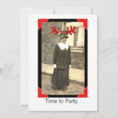 Vintage Party Einladung (Vorderseite)