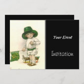 Vintage Party Einladung (Vorne/Hinten)