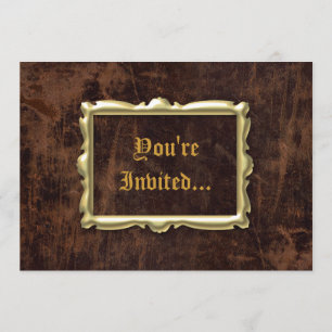 Vintage Party Einladungen im antiken Stil