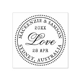 Vintage Passport-Luftpost Thema Rubber-Briefmarke Gummistempel