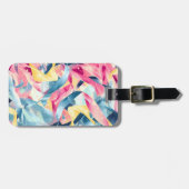 Vintage Pasta Ribbon Brieftasche Gepäckanhänger (Vorderseite horizontal)