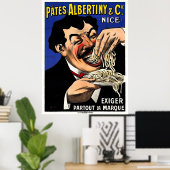 Vintage Pasta-Werbeplakat Poster (Heimbüro)