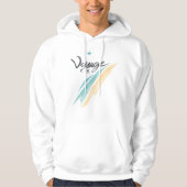 Vintage Pastel Brushstroke Hoodie (Vorderseite)