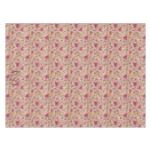 Vintage-Pastell-Blumengarten-Muster Tischdecke (Vorderseite (Horizontal))