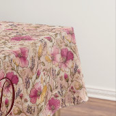 Vintage-Pastell-Blumengarten-Muster Tischdecke (Beispiel)