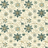 Vintage Pastell Grüne Schneeflocken Personalisiert Fleecedecke