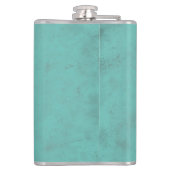 Vintage Pastellberge nennen Monogramm Flachmann (Rückseite)