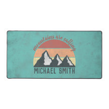 Vintage Pastellberge nennen Monogramm