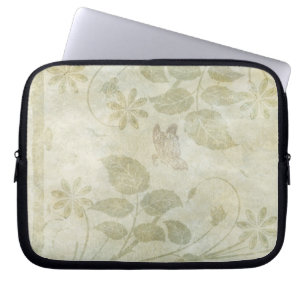 Vintage Pastellblütenhochzeit Laptopschutzhülle